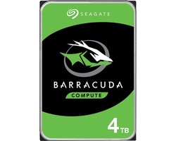 Seagate Barracuda ST4000DM004 interne harde schijf 4 TB 5400 RPM 256 MB 3.5" SATA III