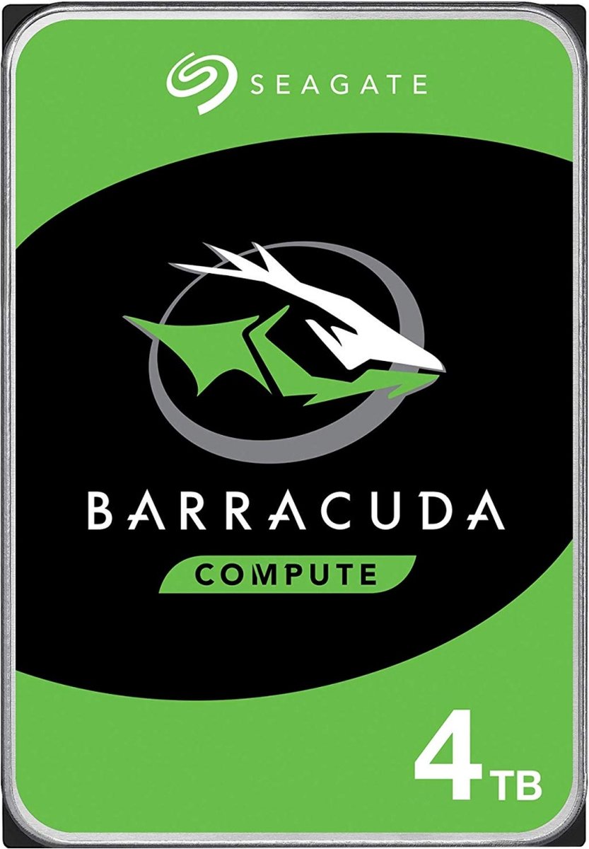 Seagate Barracuda ST4000DM004 interne harde schijf 4 TB 5400 RPM 256 MB 3.5" SATA III