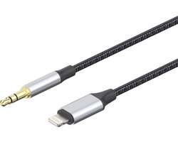 Luxebass Audio Kabel voor iPhone | (1.2M) Lightning to 3.5mm AUX - LBH350