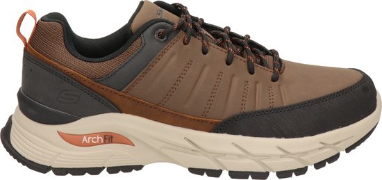 Skechers Arch Fit Baxter-Yoren Heren Sneakers - Dark Brown - Maat 46