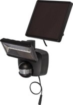 Brennenstuhl Solar LED-lamp SOL 800 / LED-spot voor buitengebruik met bewegingsmelder en zonnepaneel (IP44, incl batterij, hoogwaardige merk-LED's, 400lm) zwart