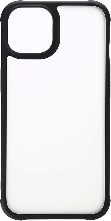 Shop4 - iPhone 14 Plus Hoesje - Bumper Back Case Slim Zwart