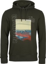 O'Neill Sweatshirts Men CALI MOUNTAINS HOODIE Forest Night Trui L - Forest Night 60% Cotton, 40% Recycled Polyester