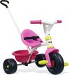 foto van Smoby Be Fun - Driewieler met duwstang - vanaf 15 maanden - roze