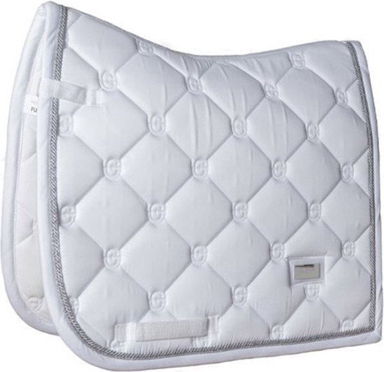 Equestrian Stockholm Zadeldek DR White Silver