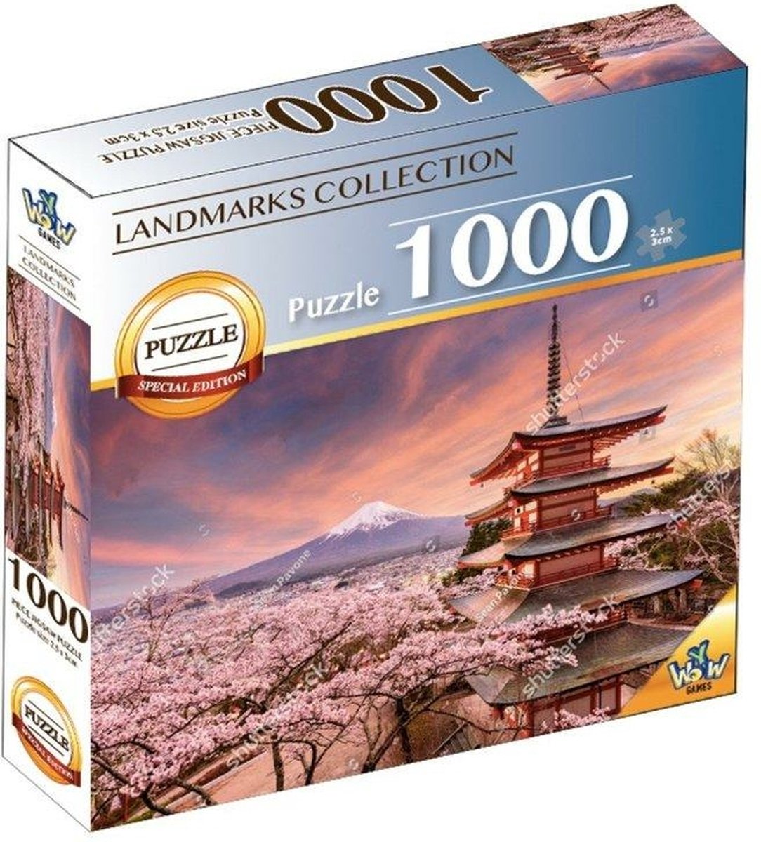Puzzel World Landmarks - Mount Fuji 1000 stuks