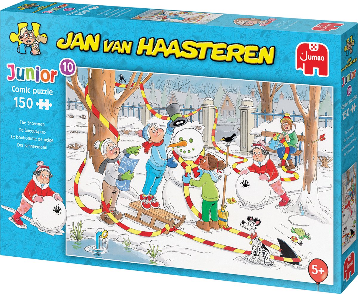 Jan van Haasteren Junior - De Sneeuwman - 150 stukjes - Legpuzzel — afbeelding 6