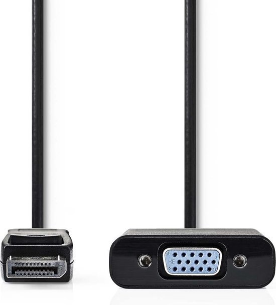 DisplayPort - VGA-Kabel | DisplayPort Male - VGA Female | 0,2 m | Zwart ...