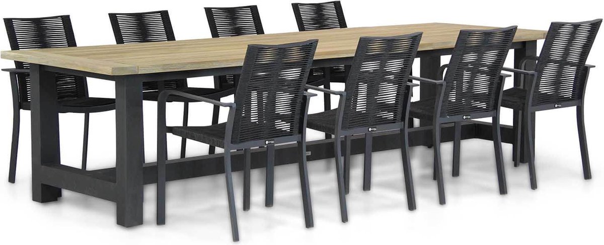 Santika Annisa/San Francisco 300 cm dining tuinset 9-delig
