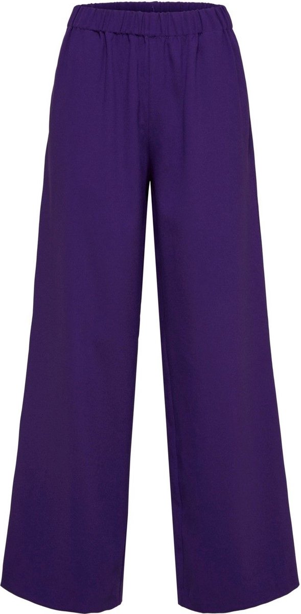 Selected Femme Tinni Relaxed MW Wide Pant Acai