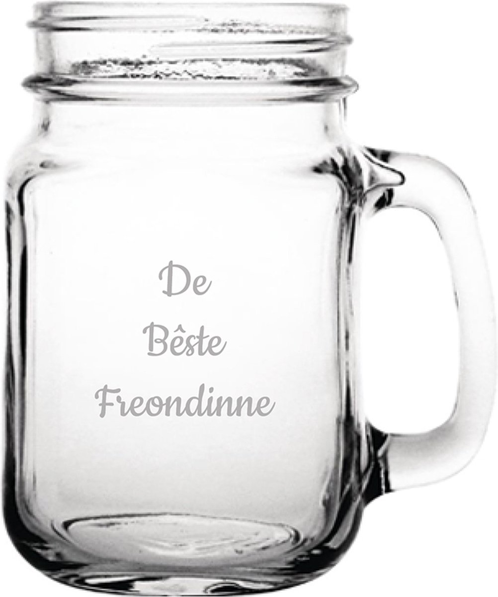 Gegraveerde Drinkglas 45cl De Bêste Freondinne