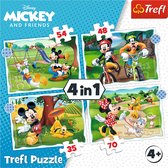 Mickey 4-in-1 Puzzel