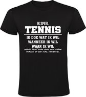 Tennis grappig Heren T-shirt |  cadeau | kado  | shirt