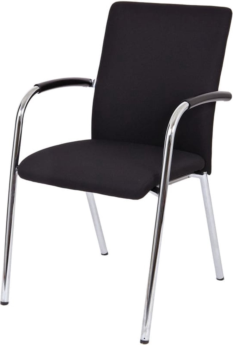 Workliving Vergaderstoel X1 - Comfort Vierpoot Zwart