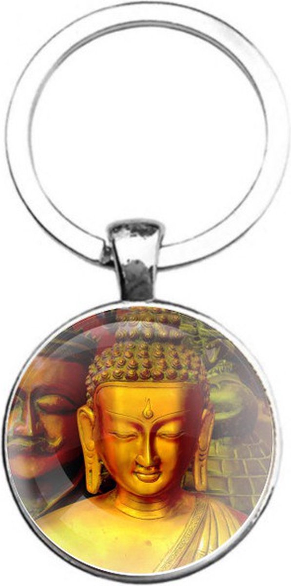 Sleutelhanger Glas - Buddha