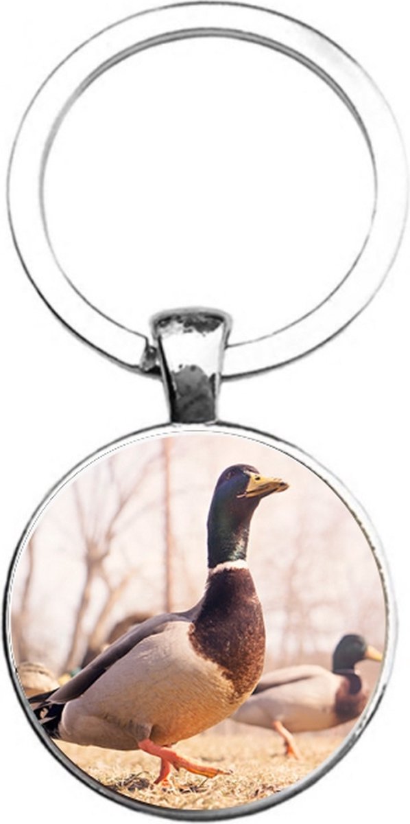 Sleutelhanger Glas - Eend