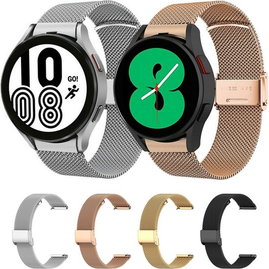 By Qubix Samsung Galaxy Watch 5 Pro bandje 45mm Milanese bandje met