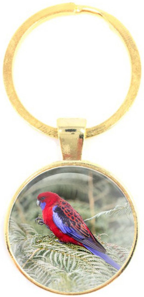 Sleutelhanger Glas - Vogel