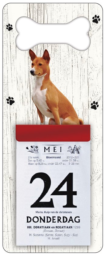 Scheurkalender 2023 Hond: Basenji