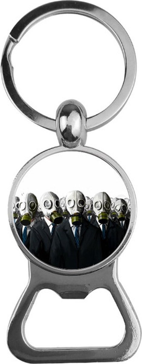 Bieropener Glas - Gasmaskers