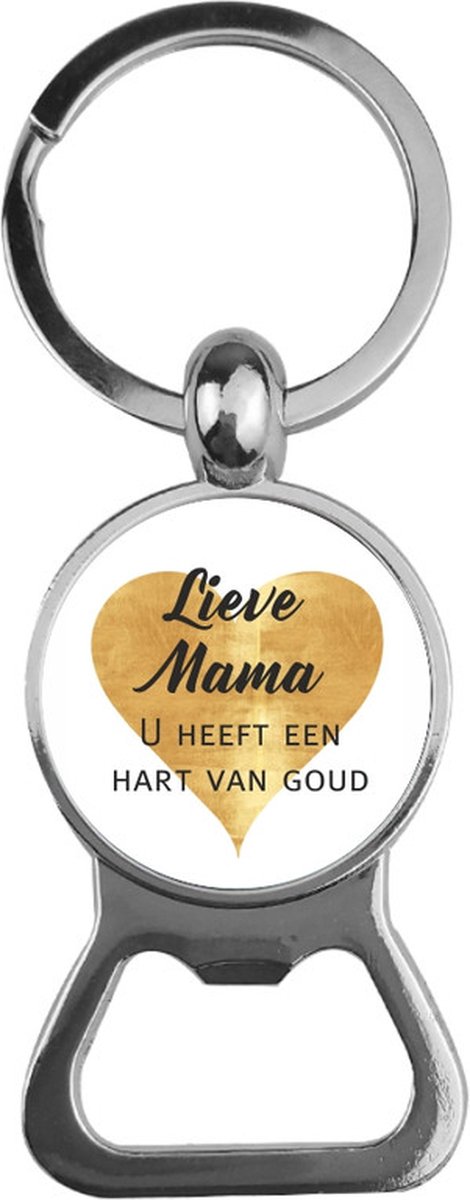 Bedankt lieve juf voor dit schooljaar - Sleutelhanger hart - Het juiste cadeau