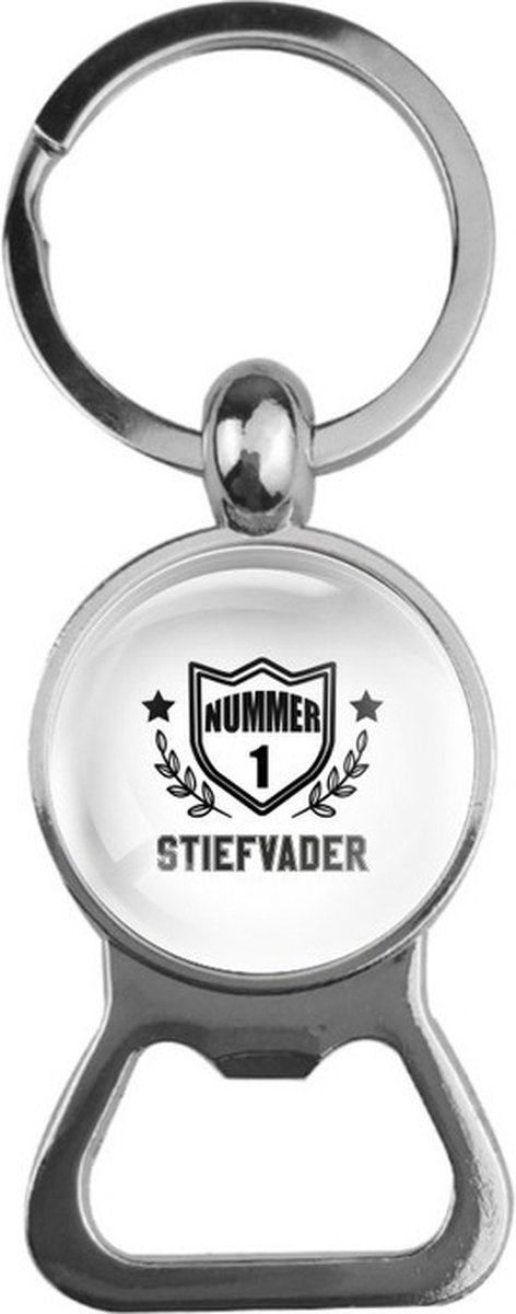 Bieropener Glas - Nummer 1 Stiefvader