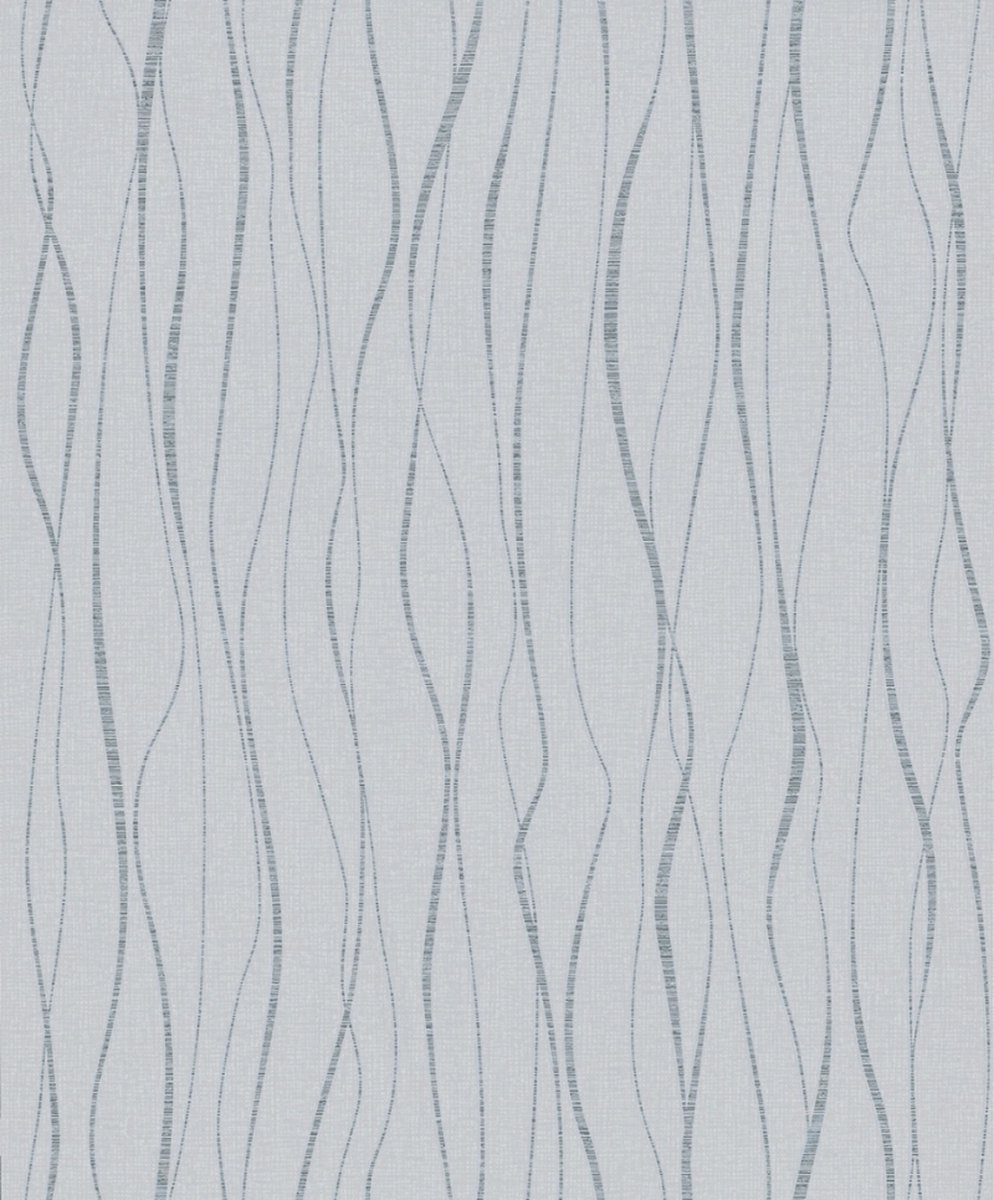 Behang met organische lijnen - Behang - Muurdecoratie - Wallpaper - Vliesbehang - Assorti 2022-2024 - 0,53 x 10,05 M.