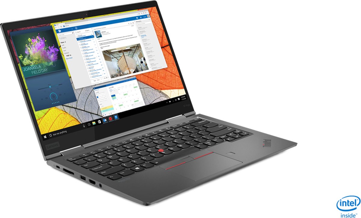 Lenovo ThinkPad X1 Yoga (4th Gen) Intel® Core™ i7 i7-8565U Hybride (2-in-1) 35,6 cm (14") Touchscreen Full HD 16 GB LPDDR3-SDRAM 512 GB SSD Wi-Fi 5 (802.11ac) Windows 10 Pro US International Grijs thumbnail 8