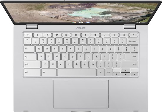 ASUS Chromebook C425TA-H50334 Intel® Core™ m3 m3-8100Y 35,6 cm (14") Full HD 4 GB LPDDR3-SDRAM 128 GB eMMC Wi-Fi 5 (802.11ac) ChromeOS Zilver