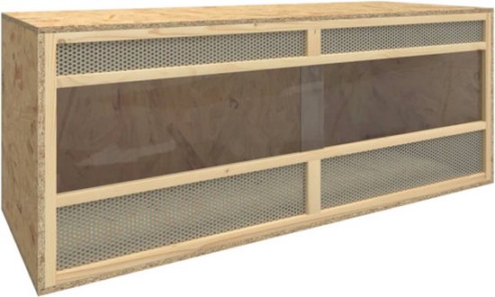 vidaXL Terrarium 120x50x50 cm bewerkt hout