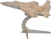 3D Puzzel Bouwpakket Straaljager Boeing F-15- hout