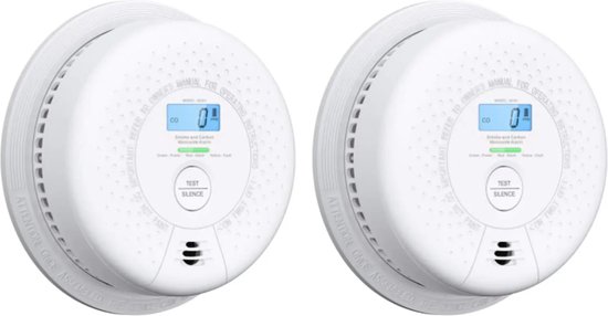 X-sense Xc01 Koolmonoxidemelder - 10 Jaar Batterij - Co-melder - 2-pack