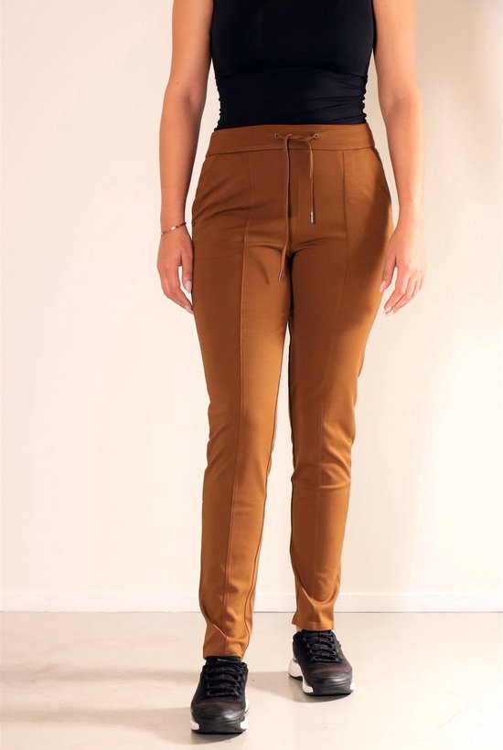 New Star dames chino broek - Dover - camel - L30 - maat 34