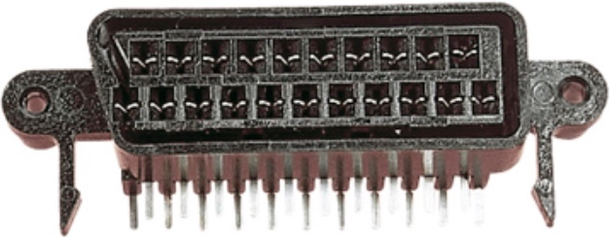 Scart (v) PCB connector / zwart - Electrovision