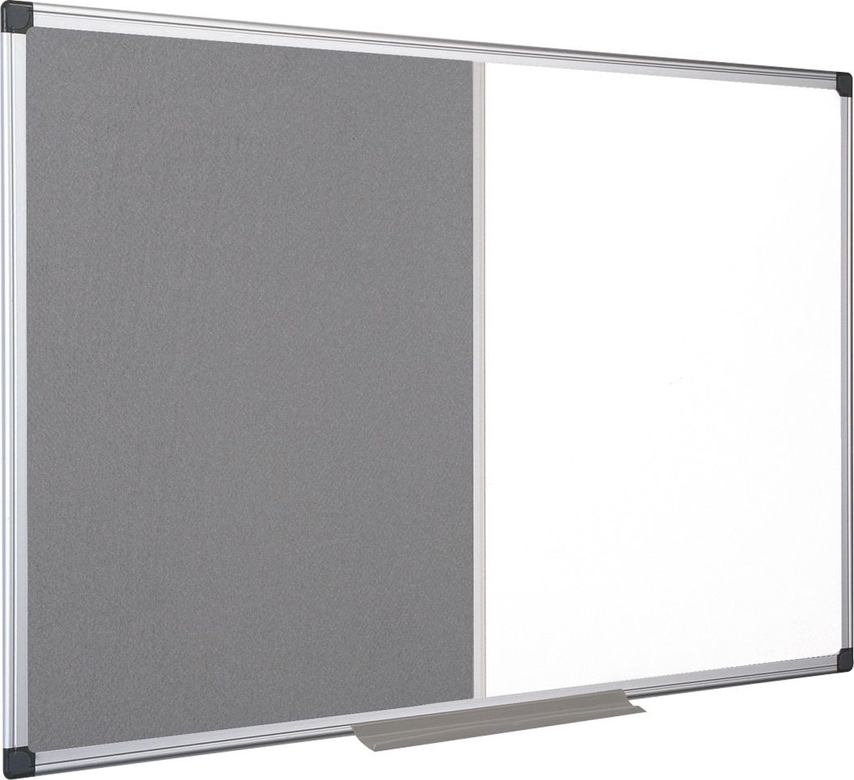 Combibord MAYA, gecombineerd prikbord en whiteboard Kurk of vilt, div. afmetingen