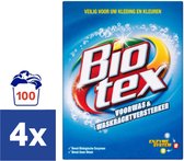 Biotex Prewash & Wash Power Booster Lessive en Poudre - 4 x 2 kg (100 lavages)