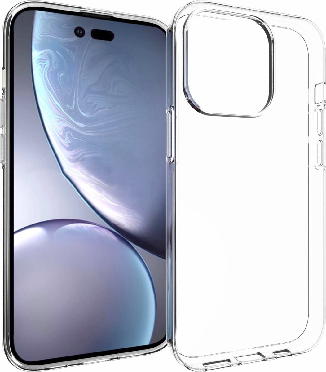 Apple iPhone 14 Pro TPU Siliconen Back Cover Transparant