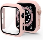 DrPhone FC3 - 360° Cover - Volledige Hoes + Ingebouwde Screenprotector - Geschikt Voor Apple Watch 38mm - Roze