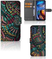 GSM Hoesje Motorola Moto E32 | Moto E32s Flip Case Aztec