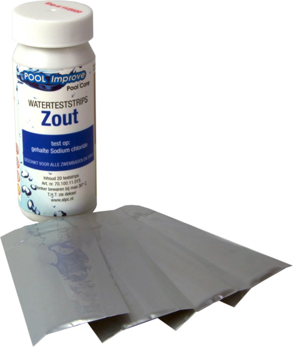 Pool Improve 16 Teststrips Zoutelektrolyse Systeem