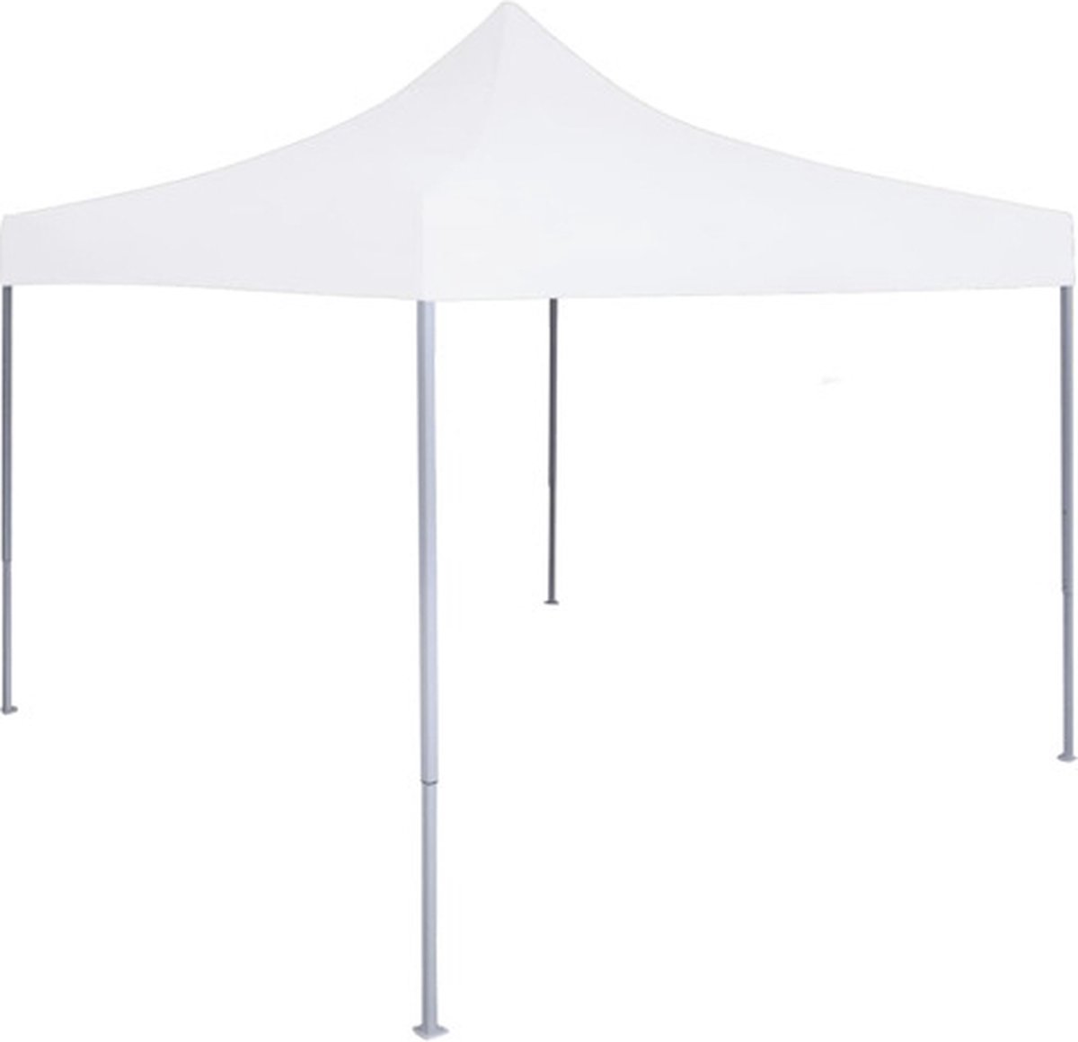 vidaXL Partytent inklapbaar 3x3 m staal wit