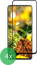 Screenprotector Geschikt voor: Samsung Galaxy A51 Full 4x - screen protector - volledige glas - bescherming - beschermglas - ZT Accessoires