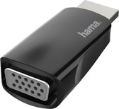 Hama 00200344 changeur de genre de câble HDMI VGA Noir