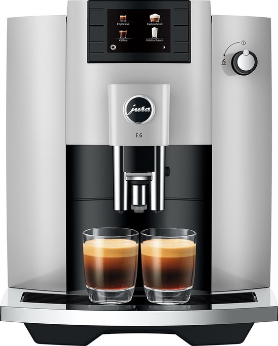 JURA E6 - Platina (EC) - Model 2022 - volautomatische espressomachine