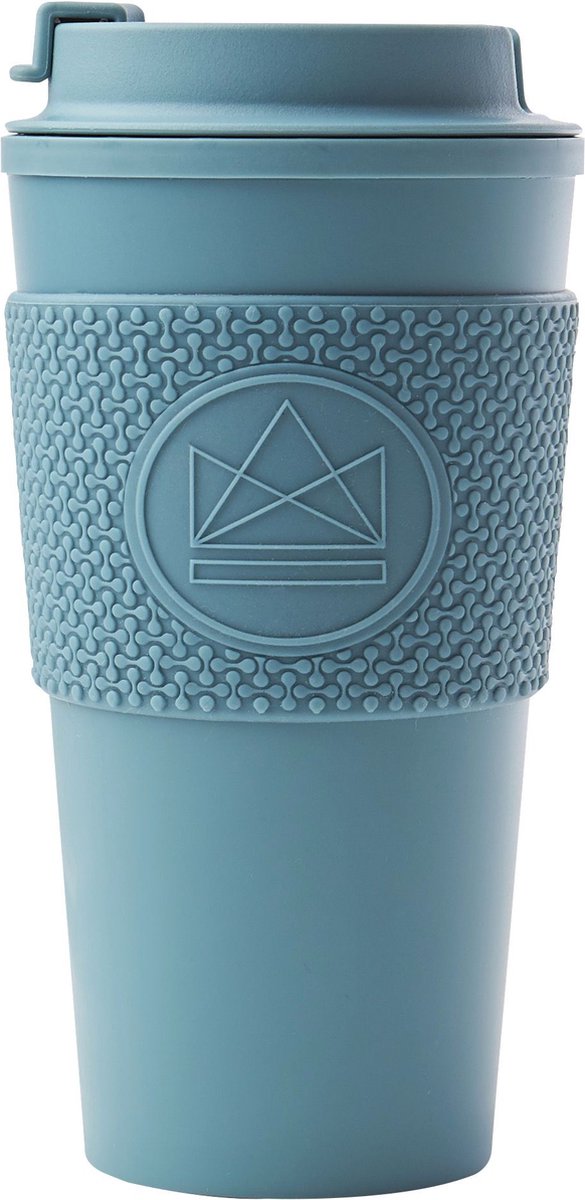 Neon Kactus Koffiebeker Dubbelwandig 460 Ml Polypropyleen Blauw