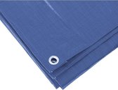 Blauw afdekzeil / dekzeil - 5 x 8 meter - polypropyleen grondzeil / dekkleed