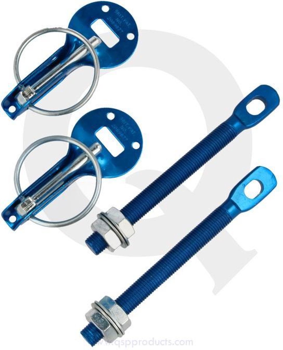 Motorkapsluiting aluminium blauw