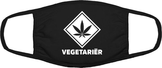 Masque De Bouche Drole Vegetarien Cannabis Marijuana Cannabis Masque Bol Com