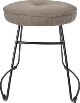 Sortio Home - Barkruk Bristol Low - Taupe - Stof