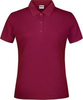 James And Nicholson Dames/dames Basic Polo Shirt (Wijn)